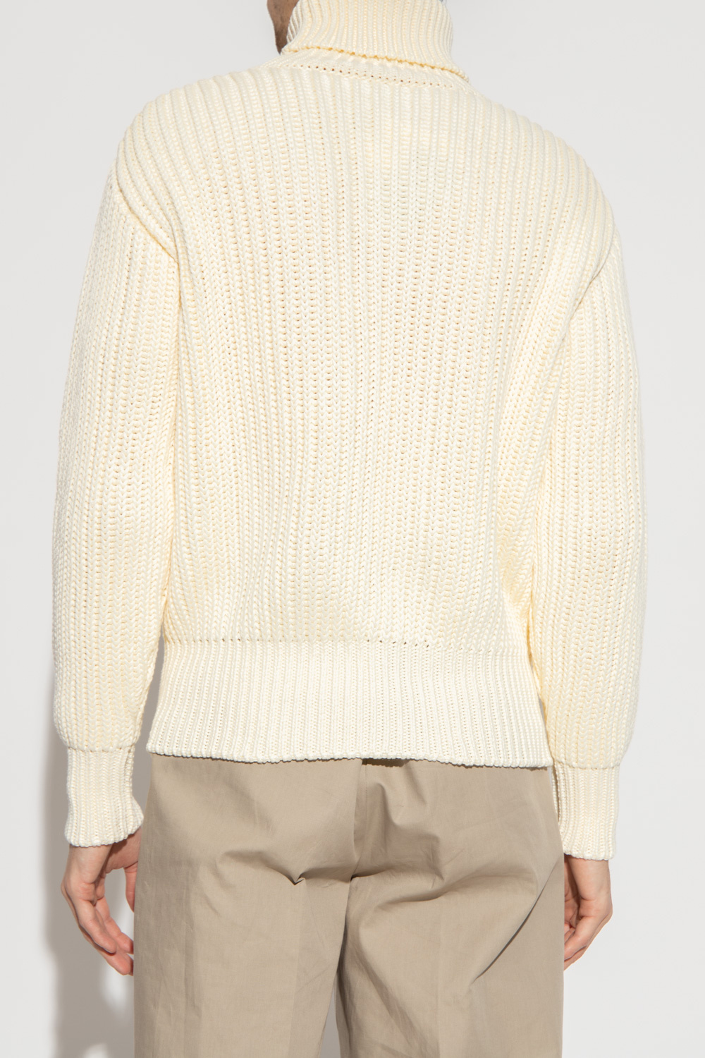 Cotton knit cheap turtleneck